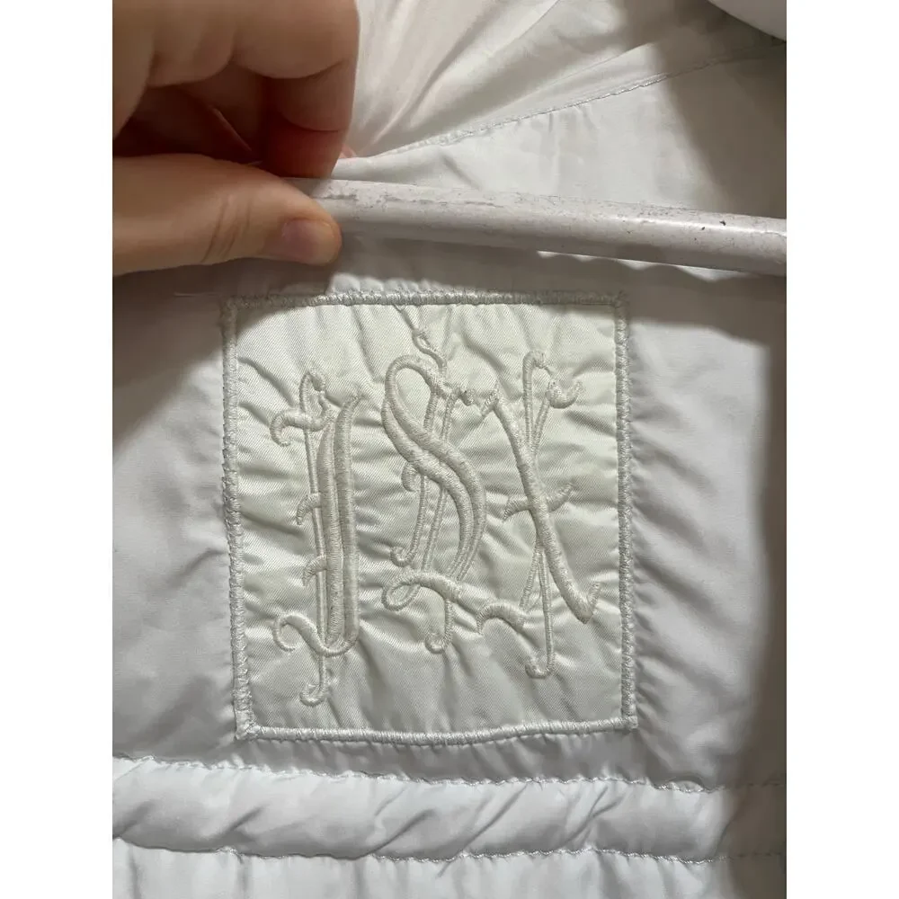 JSX Jet Set White Jacket Down Feathers Womens Ski Luxury Made in Italy Medium - Picture 4 of 9